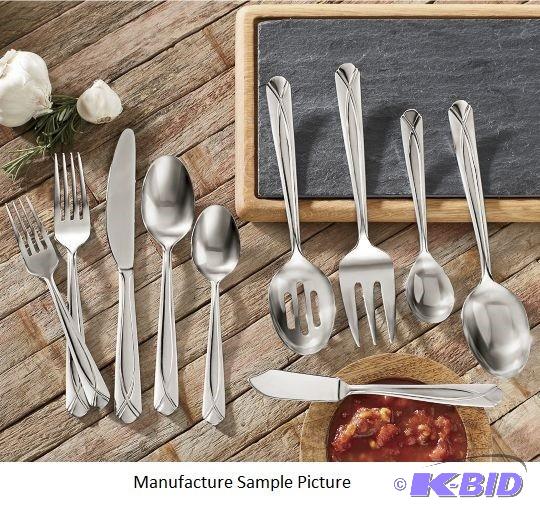 65 Piece Cambridge Silverware Set -...