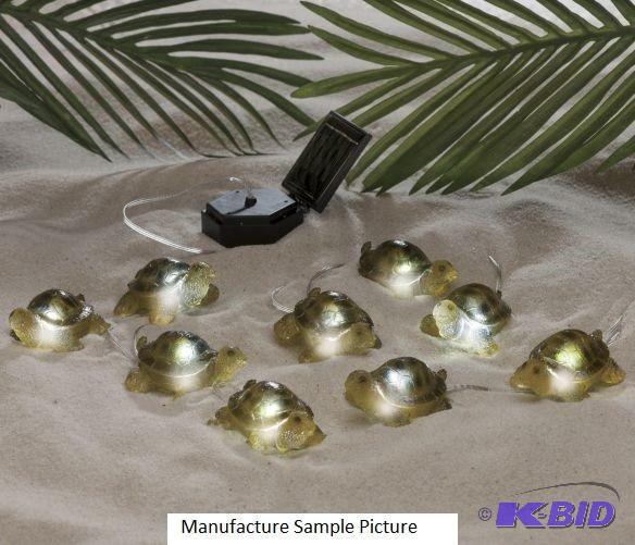 Nine Piece Turtle Solar Light Set -...
