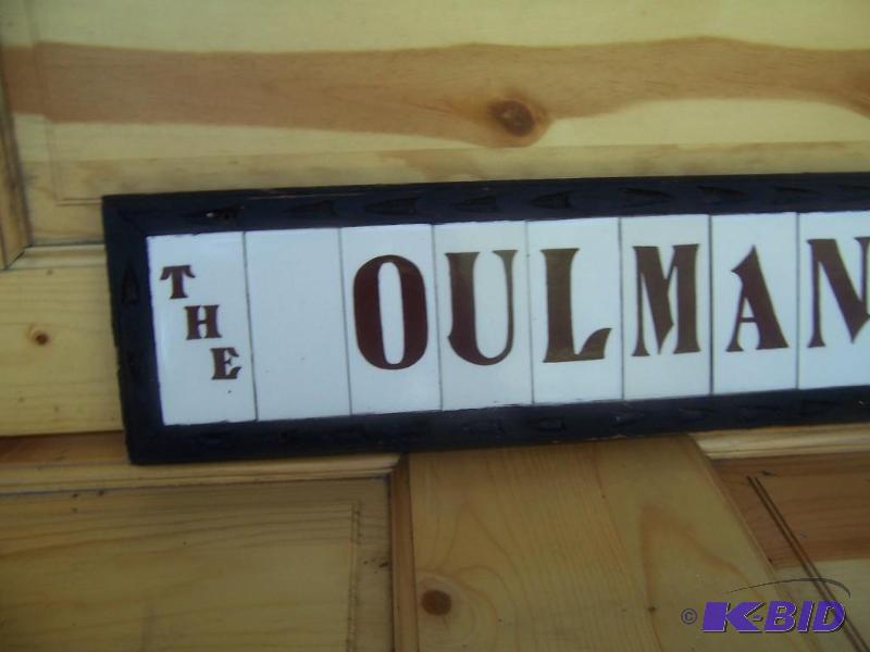 The Oulmans Welcome sign...
