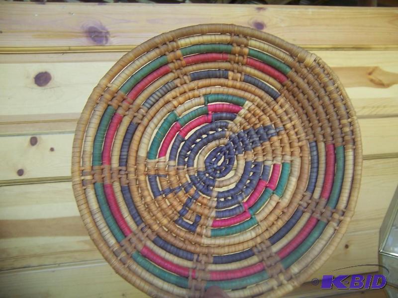 hand crafted Colorful basket...