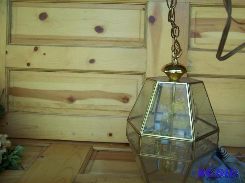 Brand new over hanging light fixure...