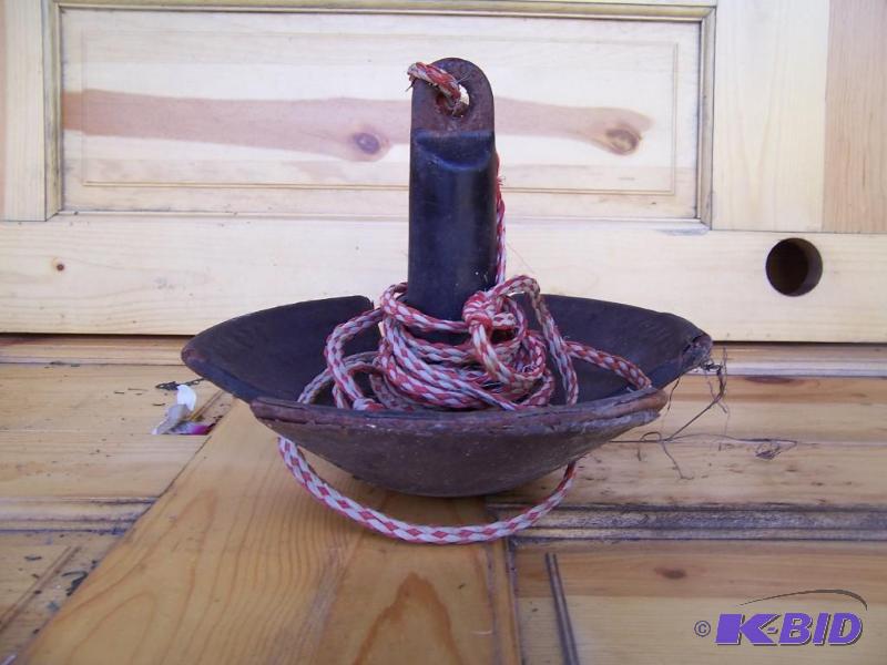 Boat anchor and rope...
