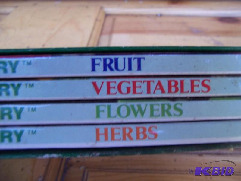 set of four gardening books...