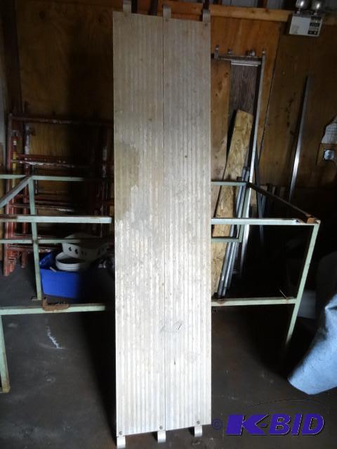 lot 36 image: 2 aluminum scaffold planks. 84 x 19...