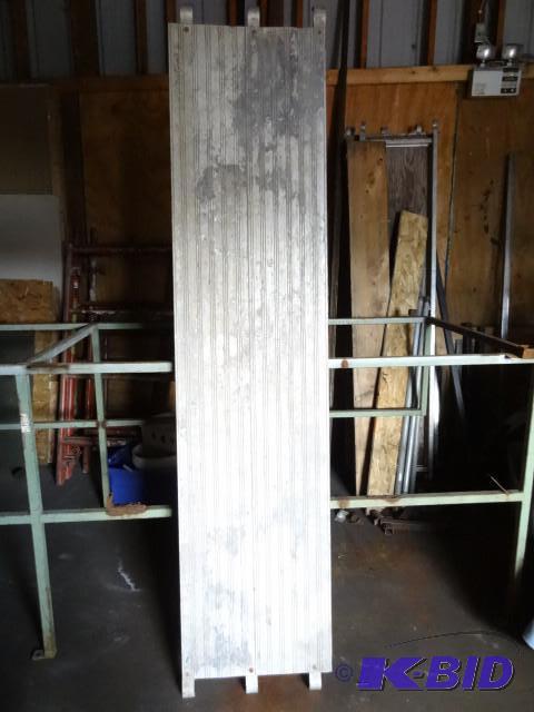 lot 50 image: 2 aluminum scaffold planks. 84 x 19...