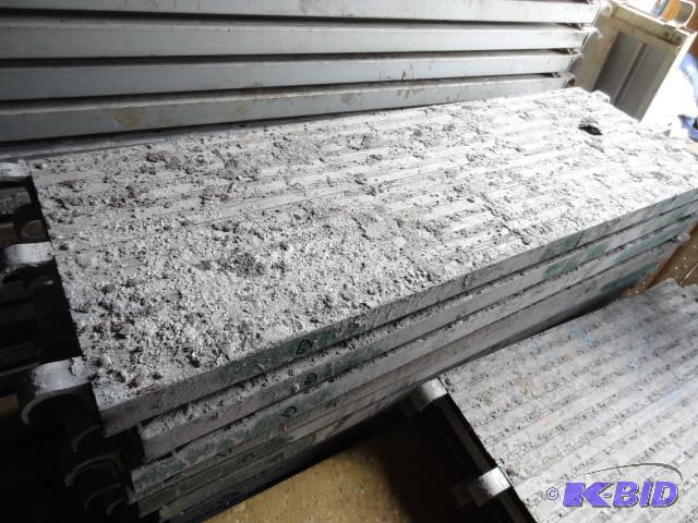 lot 60 image: 2 aluminum scaffold planks. 60 x 19...