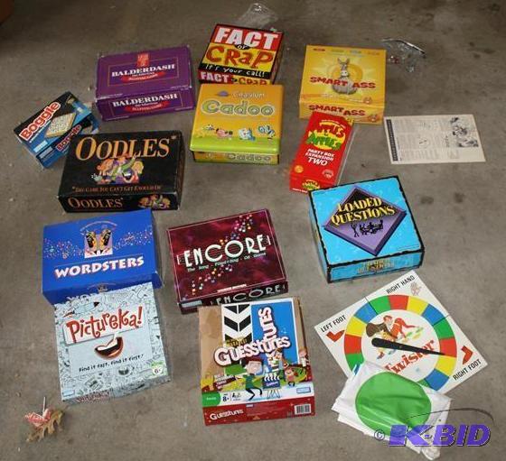 lot 100 image: Box of Misc. Games including   Gue...