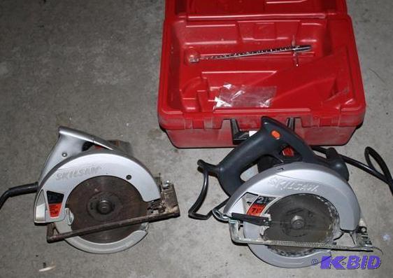 lot 106 image: Skill saw 7 14 model 5250 with cas...