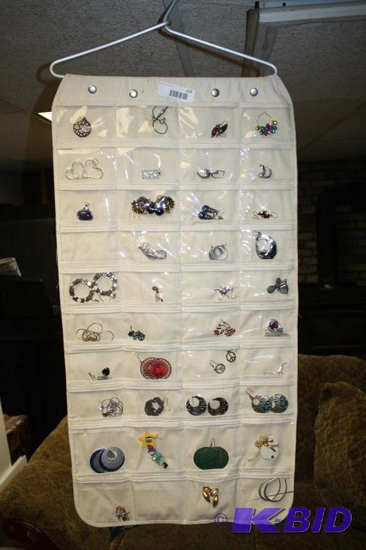 lot 112 image: Large lot of earrings, necklaces, r...