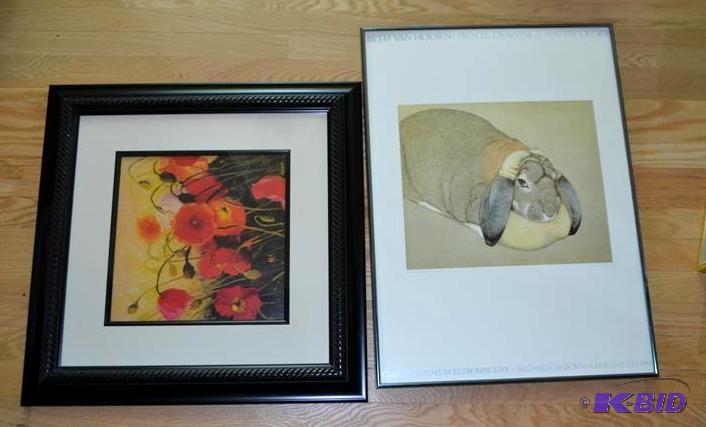 lot 141 image: Two framed prints &quotPoppy Party...