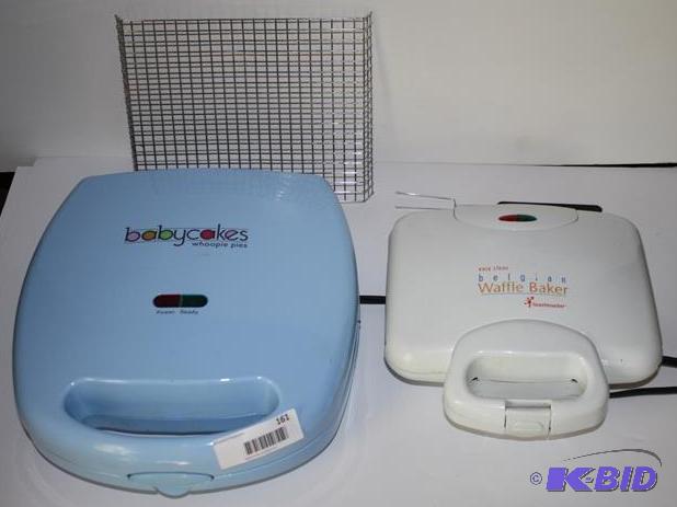 lot 161 image: Toastmaster Belgian Waffle maker mo...