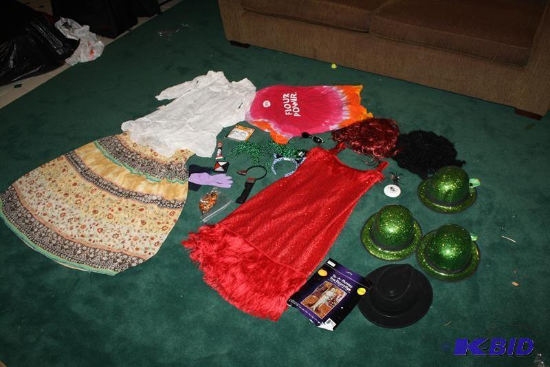lot 170 image: Adult party costumes and hats...