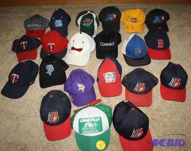 lot 33 image: Cap collection    Minneso...