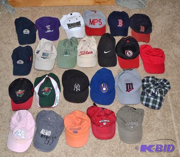lot 40 image: Collectible hats Wild Twins Bengals...
