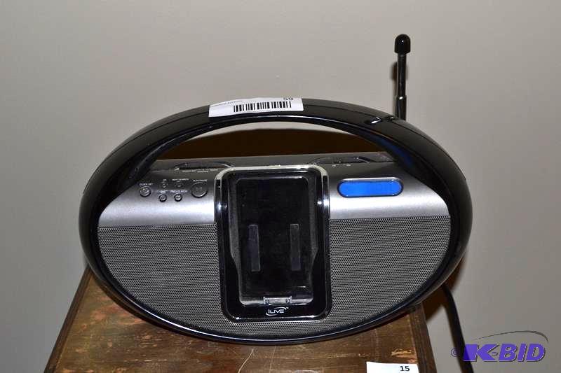 lot 59 image: Ipod dock, not tested, dial lights ...