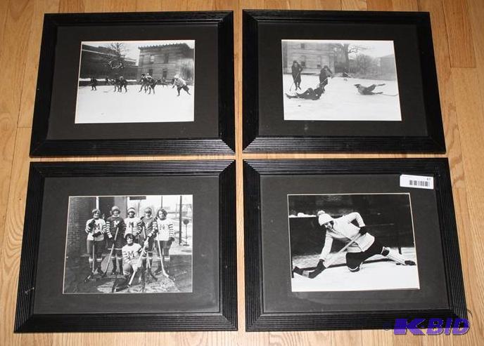 lot 67 image: 4 Old Vintage framed photos of lady...