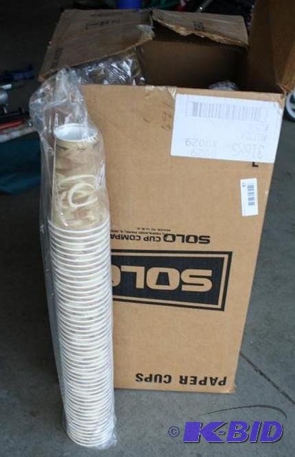 lot 87 image: 16 oz. Solo Cups new in pkg in orig...