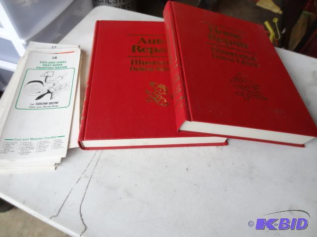 lot 131 image: Home repair and auto repair manual...