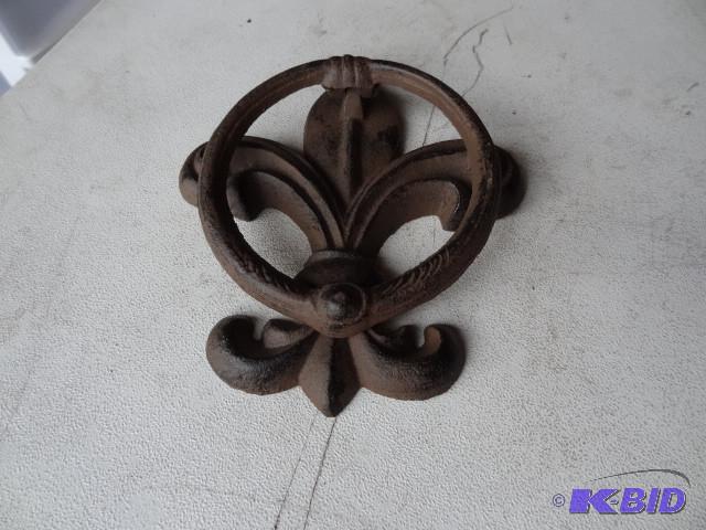 lot 133 image: Metal door knocker...