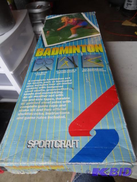 lot 146 image: Sport Craft badminton set...