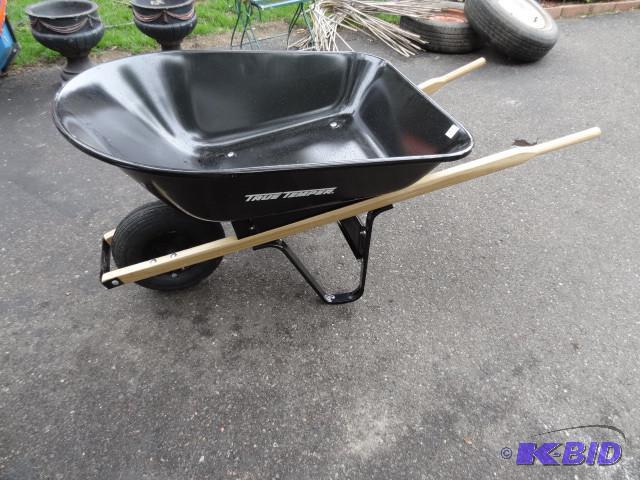 lot 21 image: True temper wheel barrow. Brand new...