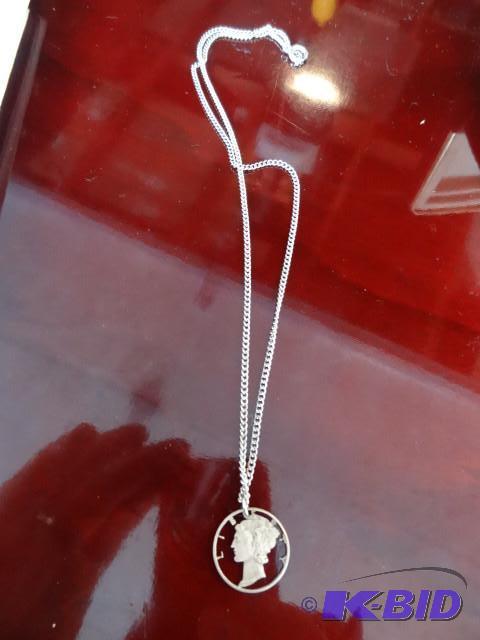 lot 261 image: Liberty pendant necklace made out o...