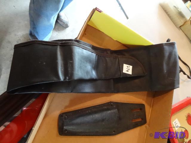 lot 274 image: Gun case and knife holster...