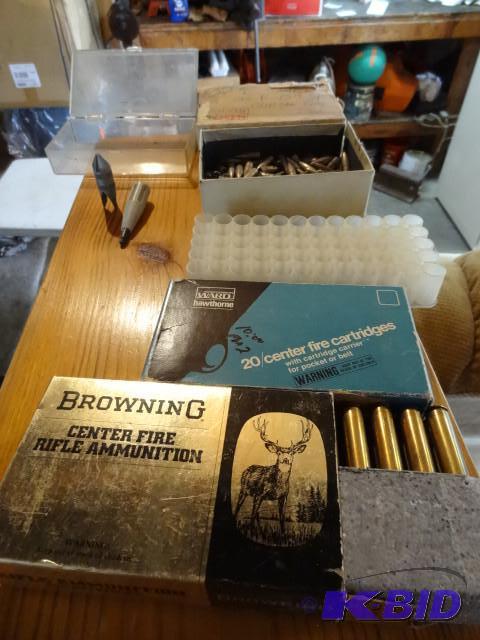 lot 275 image: 150 grain 30 cal projectiles. Reloa...