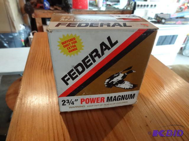 lot 280 image: Federal #6 shot 12 gauge shells. Qt...