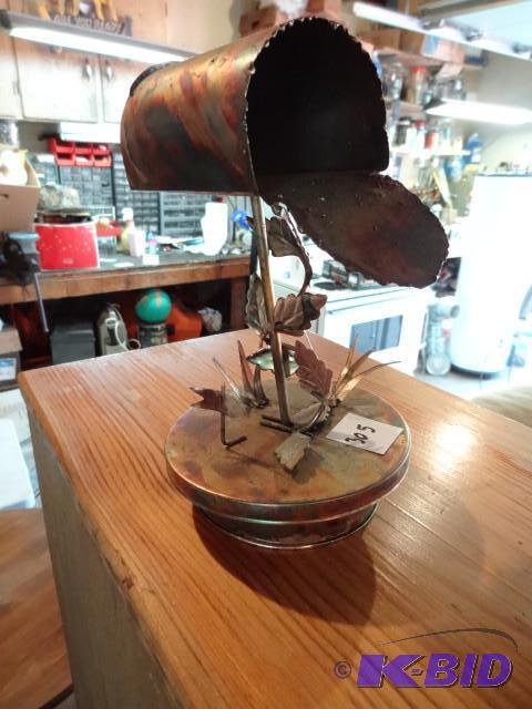 lot 305 image: Rotating metal music box...