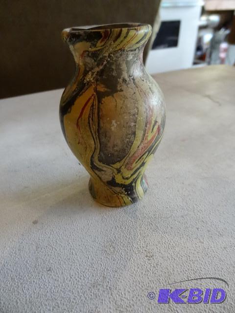lot 315 image: Mini multi colored vase...