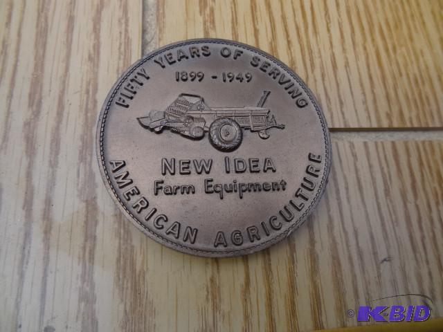 lot 357 image: Brass new Idea large coin. Collecto...