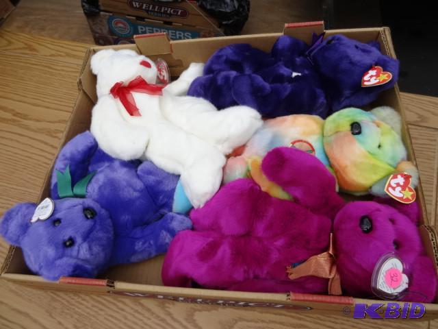 lot 365 image: 5 beanie buddies....