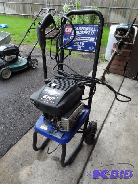 lot 47 image: Campbell hausfeld 2000 PSI pressure...