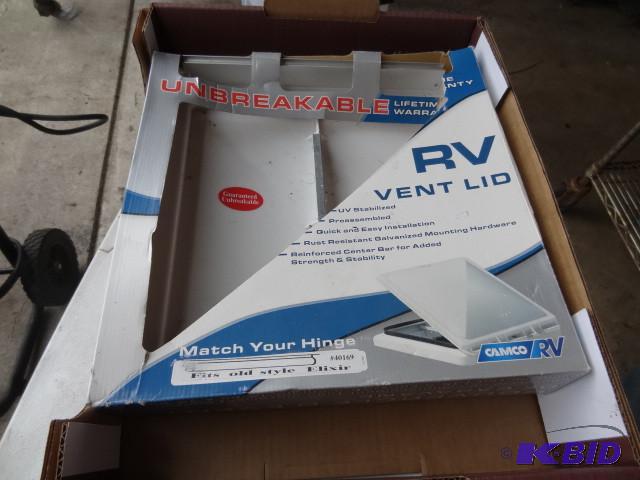 lot 58 image: Brand new RV vent lid. 14 x 14...