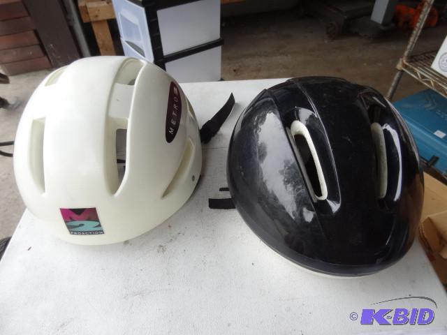 lot 89 image: Bicycle and climbing helmet...
