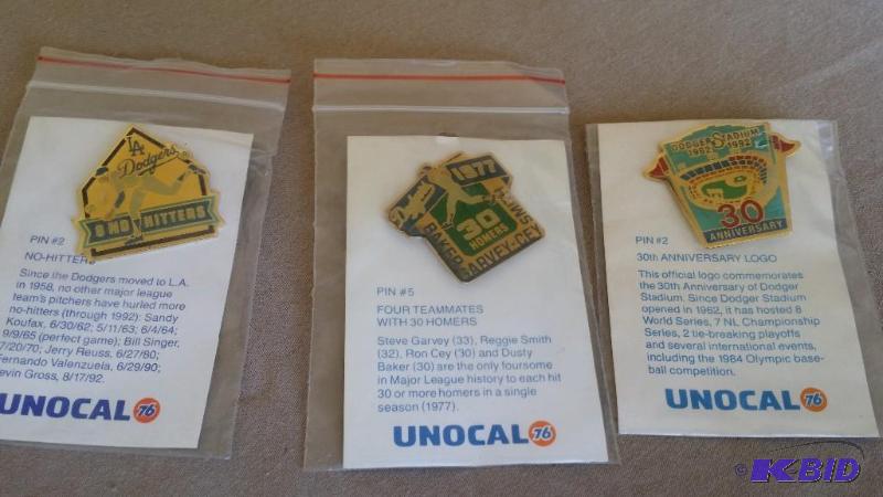3 Unical 76 Commemorative Baseball ...
