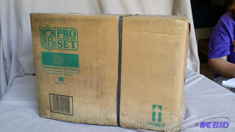 Case of Un opened Pro Set Football,...