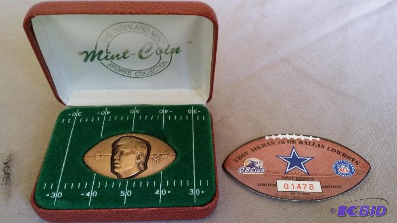 Highland Mint Troy Aikman Collector...