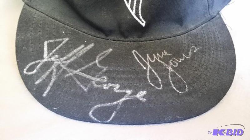Atlanta Falcons signed hat by Jeff ...