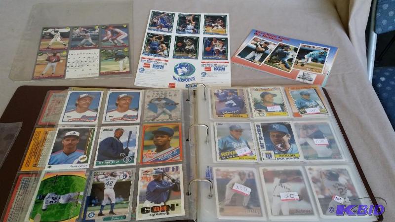 3 Ring binder with mostly Baseball ...