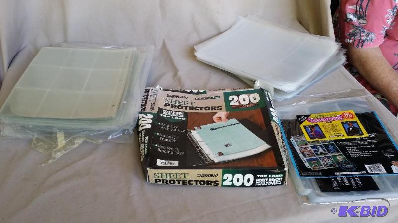 Hundreds of 3 ring binder sheets...