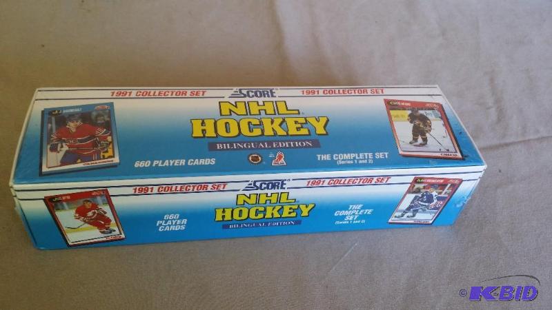 Complete sealed set of 1991 NHL Hoc...