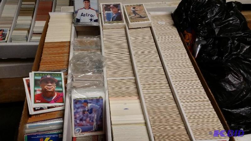 Mostly Baseball cards from the earl...
