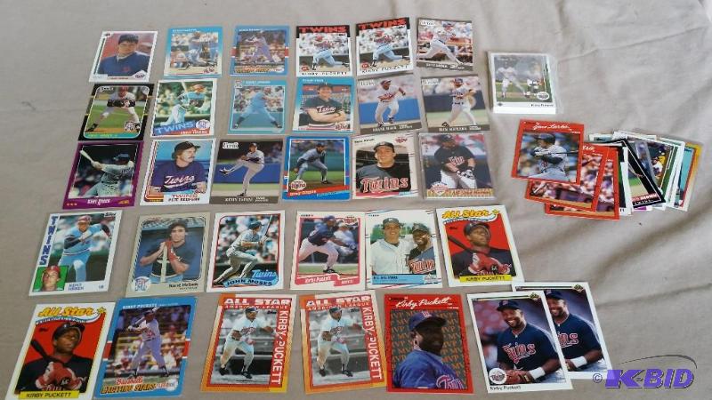 Twins Baseball cards including Kir...