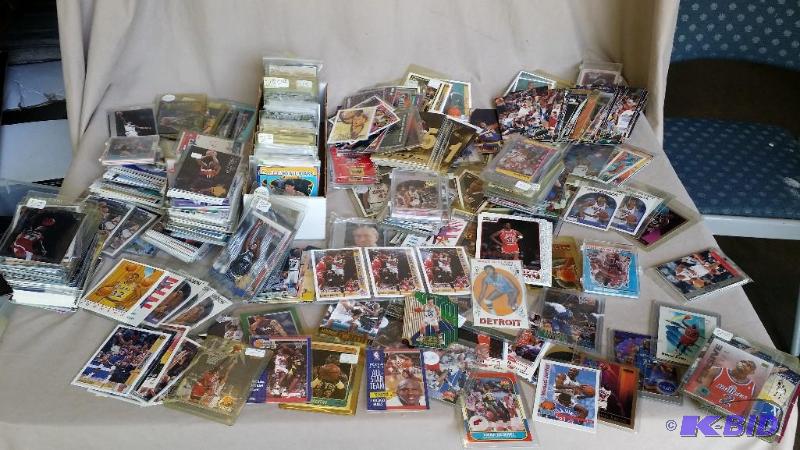 Basketball cards most in protective...