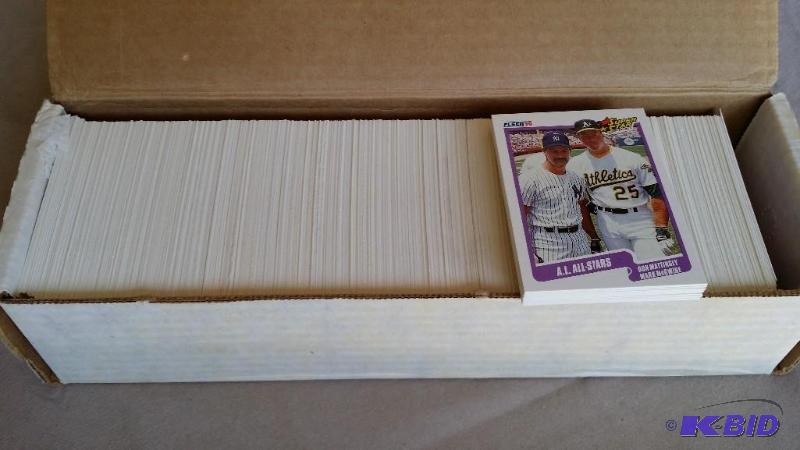 1990 Fleer&nbspBaseball cards, app...