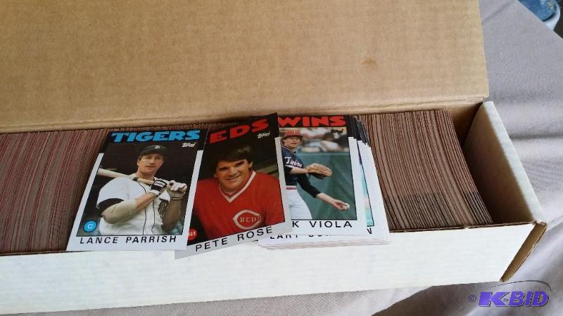 Complete set of 1986 Topps&nbspBas...