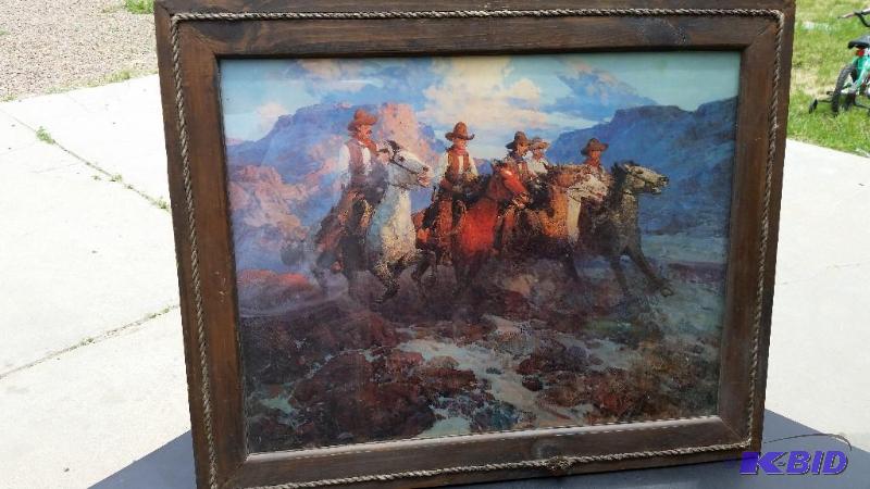 Cowboy Art by W.R. Leigh