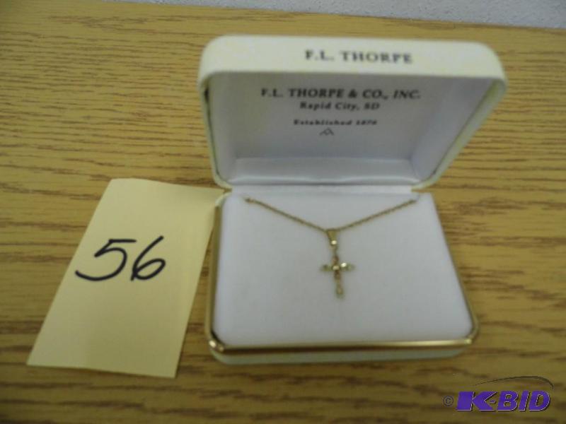 Black Hills Gold Cross Necklace